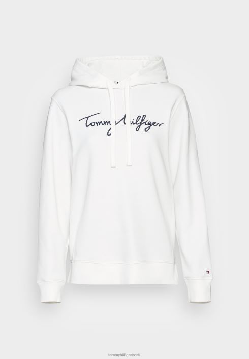 script hoodie hoodie RJV623839 ekru Tommy Hilfiger