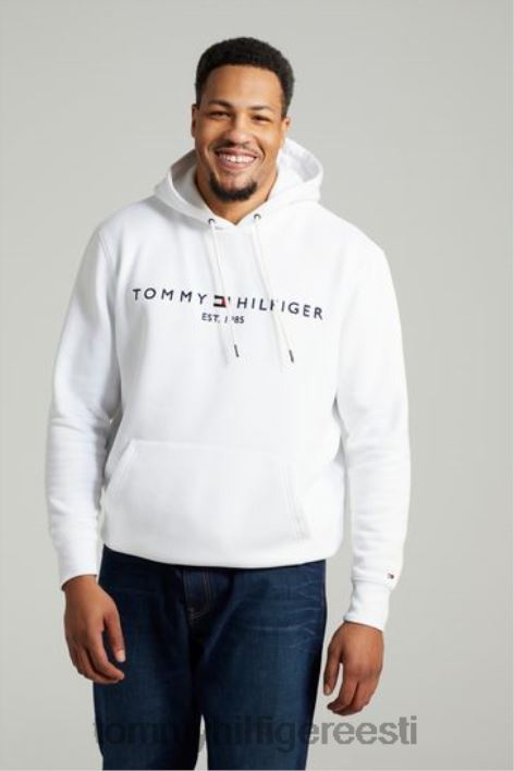 suur ja kõrge logoga kapuuts RJV623739 valge Tommy Hilfiger