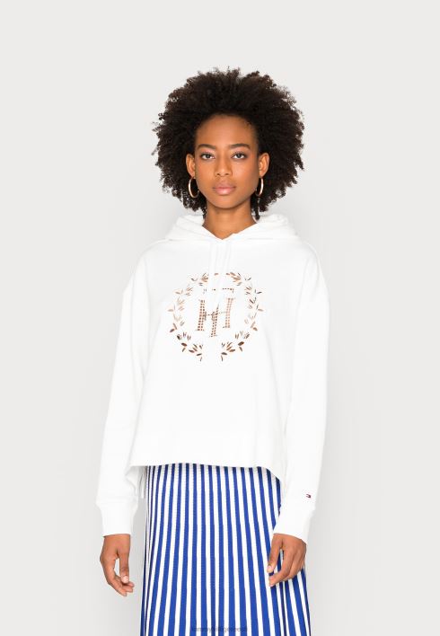 tavaline aplikatsiooniga kapuuts RJV627451 ekru Tommy Hilfiger