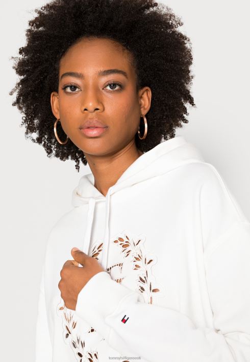 tavaline aplikatsiooniga kapuuts RJV627451 ekru Tommy Hilfiger