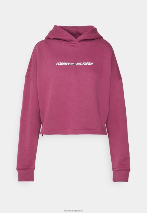 tavaline graafiline kapuutsiga kapuuts RJV625914 karmiinpunane rubiin Tommy Hilfiger