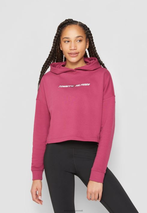 tavaline graafiline kapuutsiga kapuuts RJV625914 karmiinpunane rubiin Tommy Hilfiger