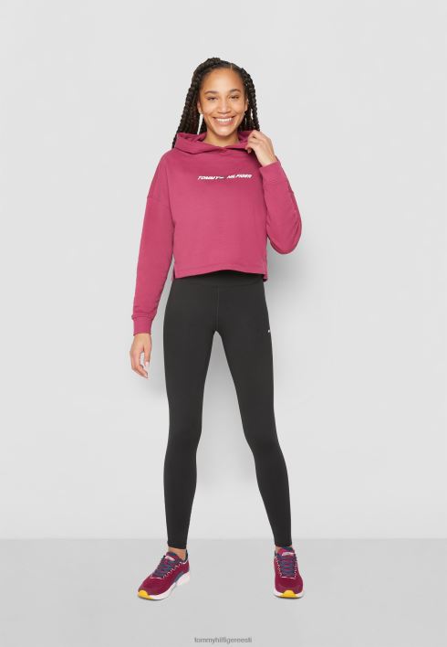 tavaline graafiline kapuutsiga kapuuts RJV625914 karmiinpunane rubiin Tommy Hilfiger