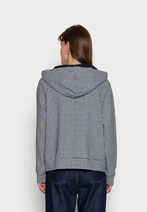 tavaline houndstooth hoodie hoodie RJV628240 kõrbetaevas ecru Tommy Hilfiger