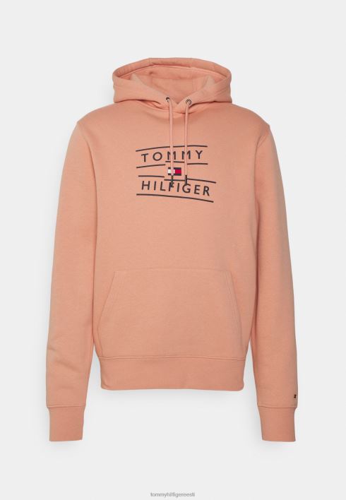 teipimine virnastatud logoga kapuutsiga unisex kapuuts RJV628004 guajaav Tommy Hilfiger