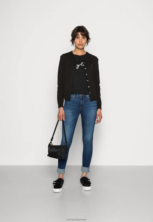 pärand nööbiga kardigan kardigan RJV624352 must Tommy Hilfiger