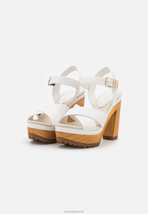 naiselikud kõrge kontsaga puukingad RJV625753 ekru Tommy Hilfiger