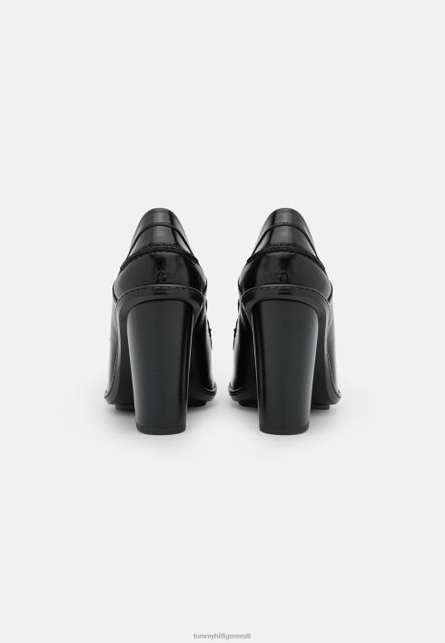 twist loafer klassikalised kontsad RJV624472 must Tommy Hilfiger