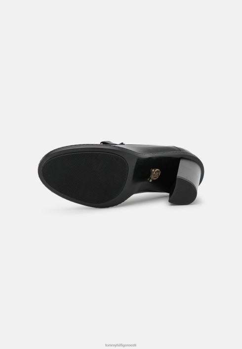 twist loafer klassikalised kontsad RJV624472 must Tommy Hilfiger