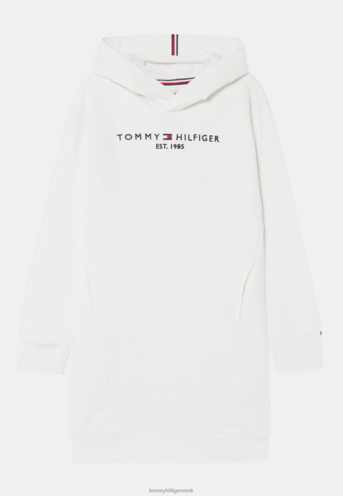Essentsiaalne kapuutsiga kleit päevakleit RJV625013 iidne valge Tommy Hilfiger
