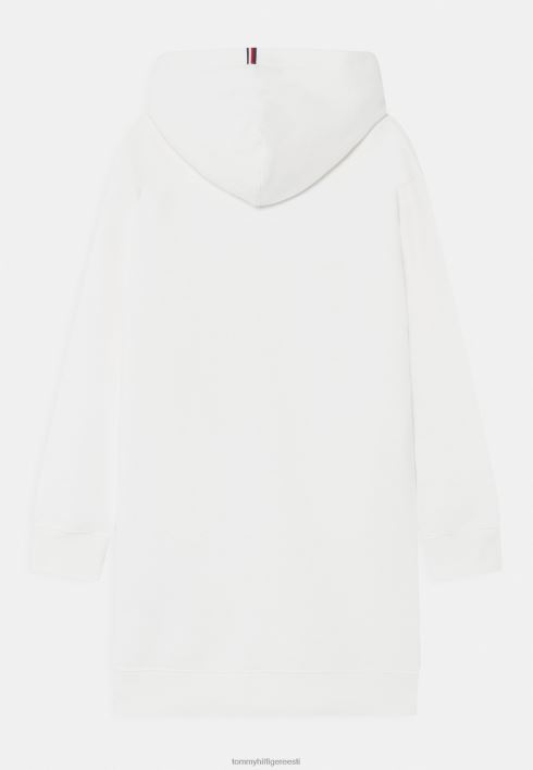 Essentsiaalne kapuutsiga kleit päevakleit RJV625013 iidne valge Tommy Hilfiger