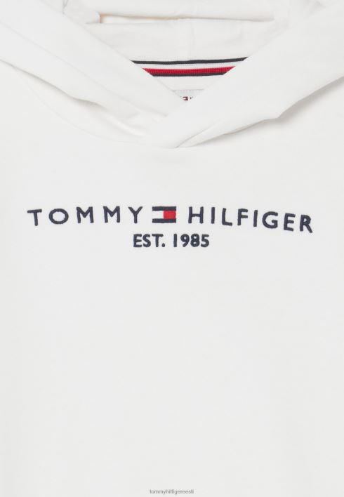 Essentsiaalne kapuutsiga kleit päevakleit RJV625013 iidne valge Tommy Hilfiger