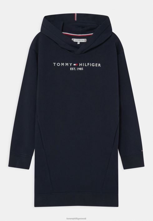 Essentsiaalne kapuutsiga kleit päevakleit RJV627373 kõrbe taevas Tommy Hilfiger