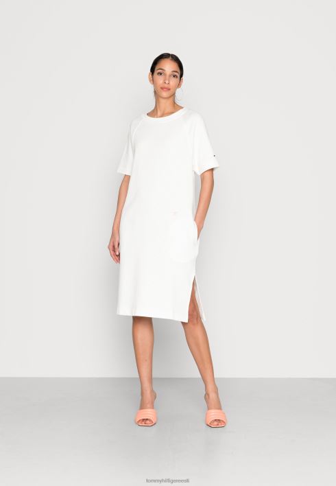 avatud midi kleit päevakleit RJV627336 ekru Tommy Hilfiger