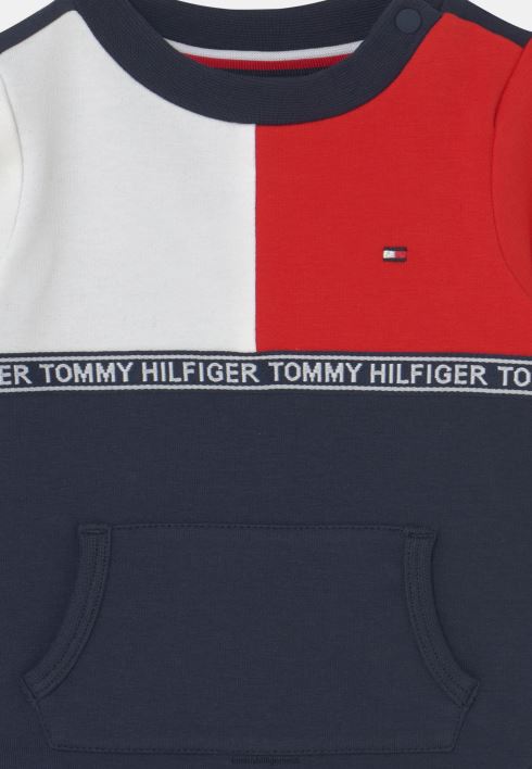 baby colorblock kinkekarbis päevakleit RJV628573 sinine Tommy Hilfiger