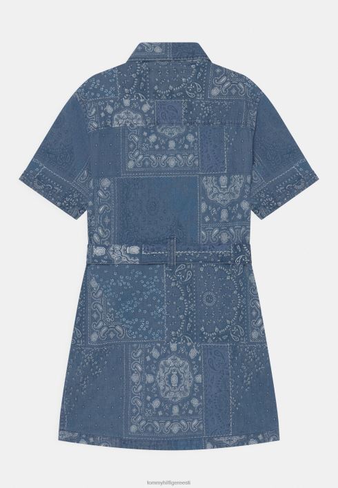 bandana kleit jersey kleit RJV625867 denim tume indigo Tommy Hilfiger