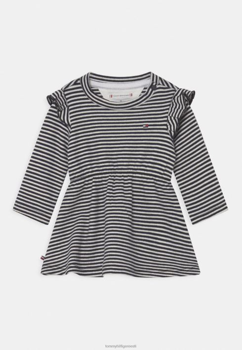 beebi volangiga kleit jersey kleit RJV625663 iidne valge/multi Tommy Hilfiger