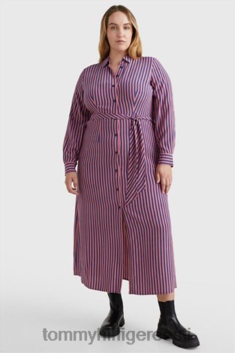 curve maxi särk kleit RJV623284 sinine Tommy Hilfiger