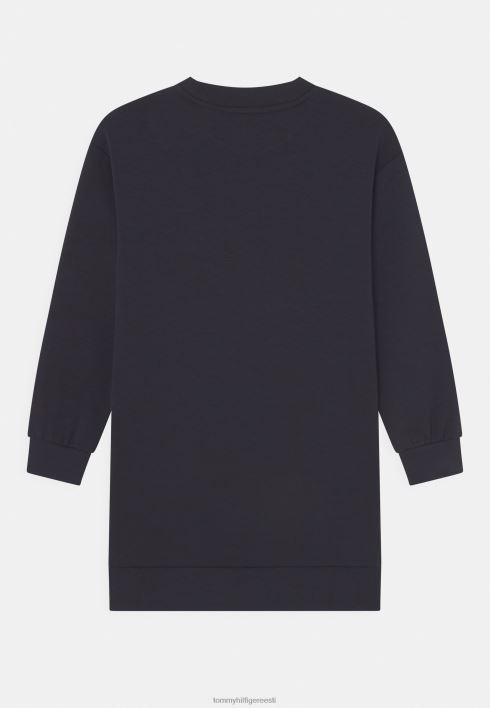 fooliumkleit jersey kleit RJV626446 tumesinine Tommy Hilfiger