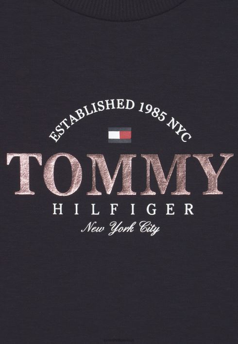 fooliumkleit jersey kleit RJV626446 tumesinine Tommy Hilfiger
