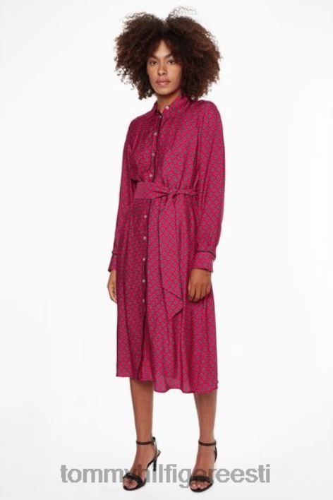 foullard särk kleit RJV623725 roosa Tommy Hilfiger