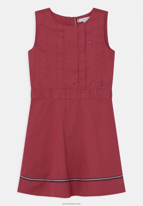 globaalse triibuga kleit kokteilikleit/peokleit RJV625551 jõhvikapurustus Tommy Hilfiger