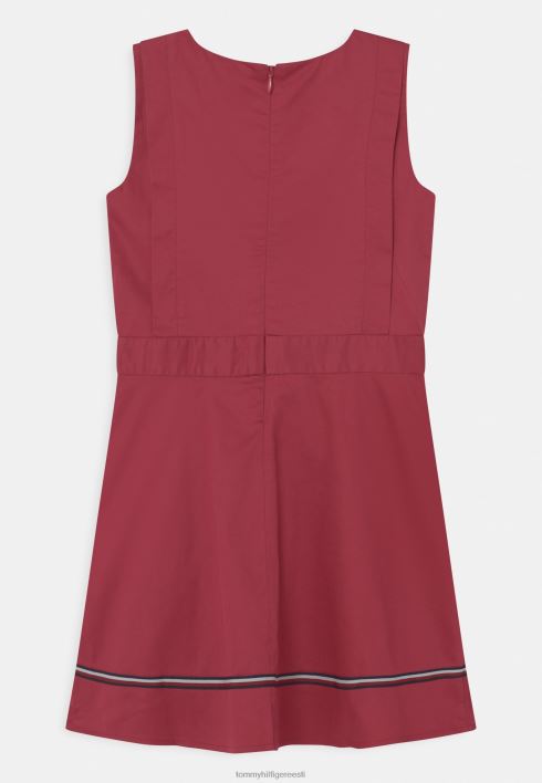 globaalse triibuga kleit kokteilikleit/peokleit RJV625551 jõhvikapurustus Tommy Hilfiger