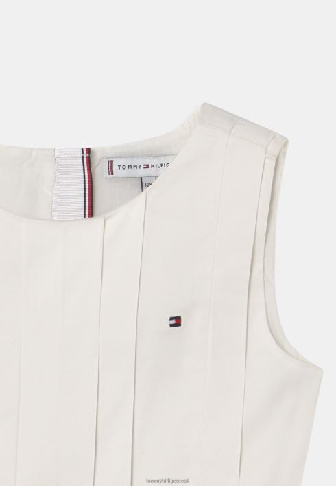 globaalse triibuga kleit kokteilikleit/peokleit RJV627850 ekru Tommy Hilfiger