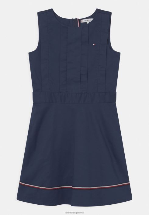 globaalse triibuga kleit kokteilikleit/peokleit RJV627897 hämar merevägi Tommy Hilfiger