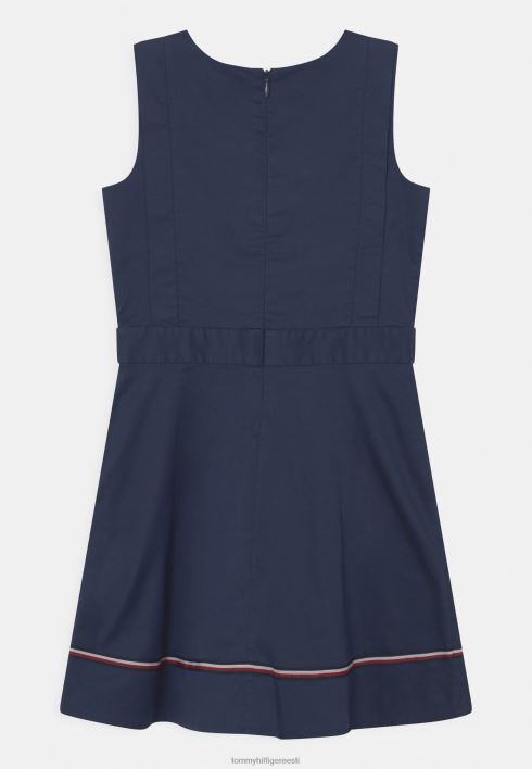 globaalse triibuga kleit kokteilikleit/peokleit RJV627897 hämar merevägi Tommy Hilfiger