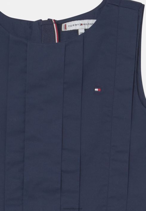 globaalse triibuga kleit kokteilikleit/peokleit RJV627897 hämar merevägi Tommy Hilfiger