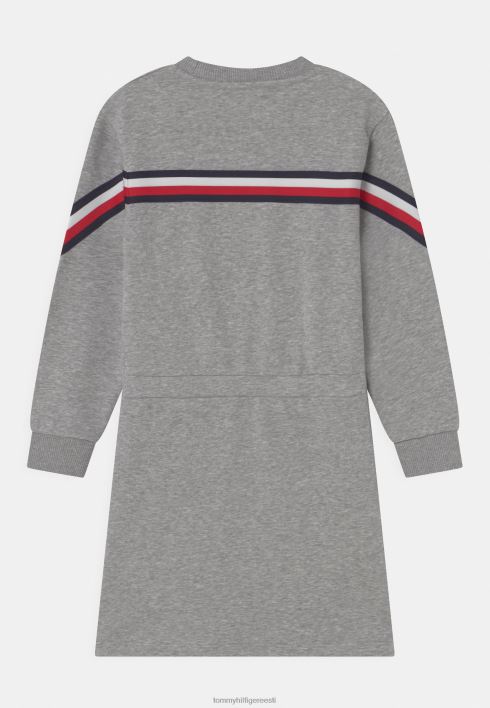 globaalse triibulise kleidi päevakleit RJV627965 helehall kanarbik Tommy Hilfiger