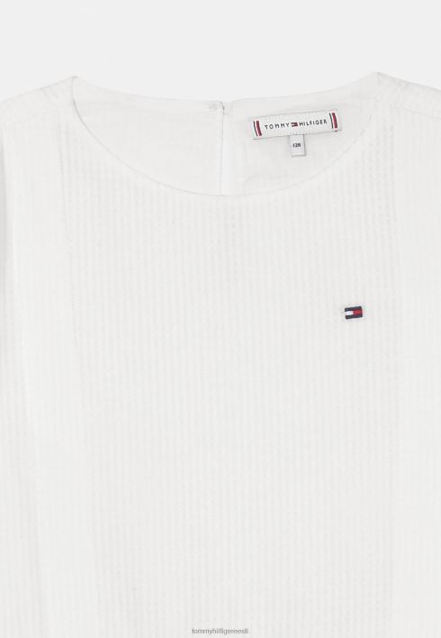 grid Dobby kleit särk kleit RJV625303 iidne valge Tommy Hilfiger