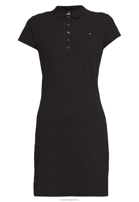 õhuke kleit päevakleit RJV627861 must Tommy Hilfiger