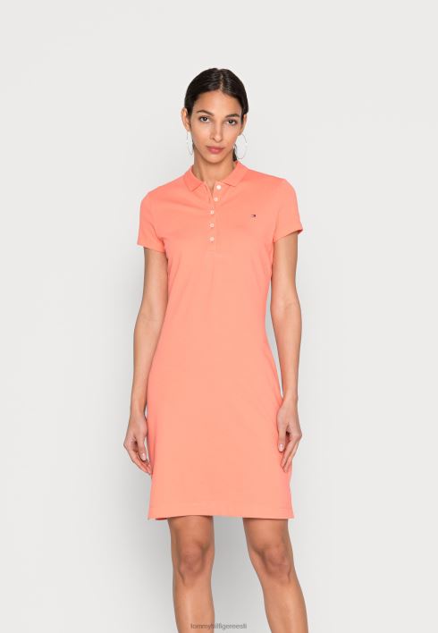 õhuke polo kleit päevakleit RJV624286 koralliõis Tommy Hilfiger