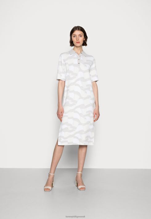 icon polo midi kleit päevakleit RJV628360 valge Tommy Hilfiger