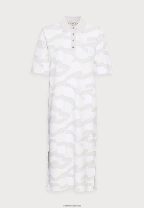 icon polo midi kleit päevakleit RJV628360 valge Tommy Hilfiger