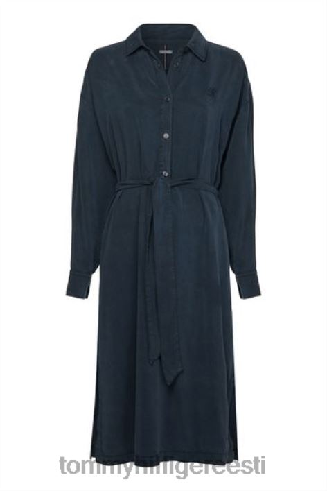 indigo ragbi midi kleit RJV623373 sinine Tommy Hilfiger
