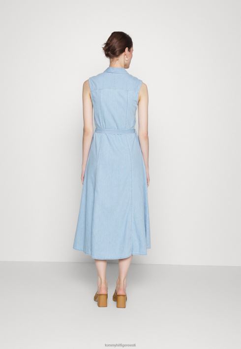 istuv flare kleit midi teksakleit RJV624964 helesinine denim Tommy Hilfiger