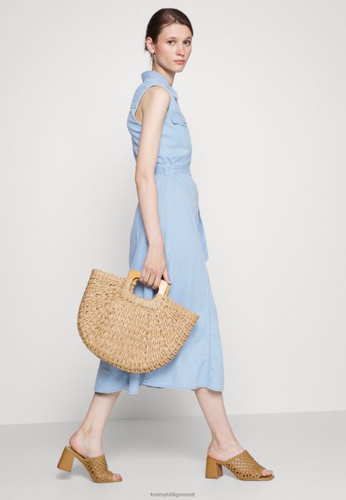 istuv flare kleit midi teksakleit RJV624964 helesinine denim Tommy Hilfiger