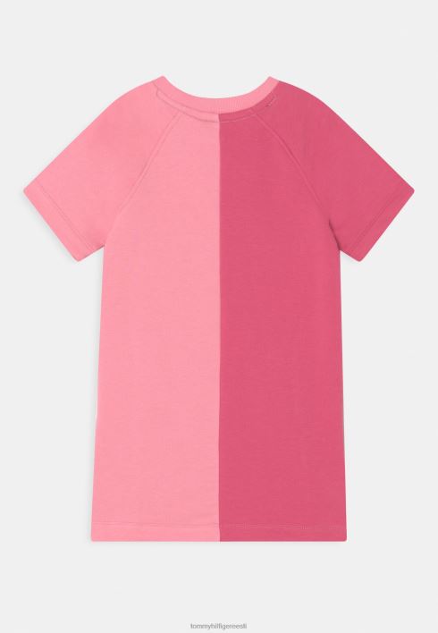 kahetooniline päevakleit RJV628475 värske roosa Tommy Hilfiger