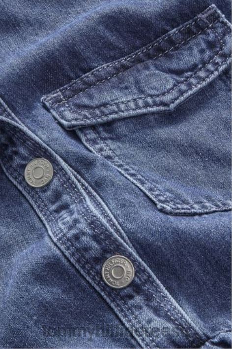 kanepist teksariidest kleit RJV623246 sinine Tommy Hilfiger