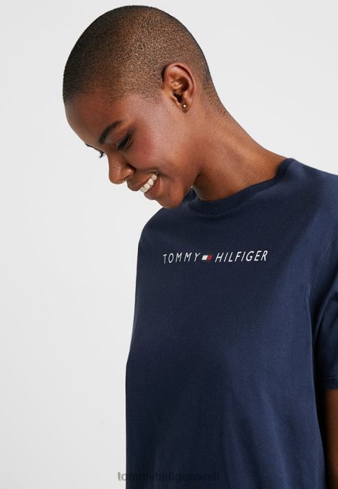 kleit poolvarrukatega öösärk RJV626765 mereväe bleiser Tommy Hilfiger