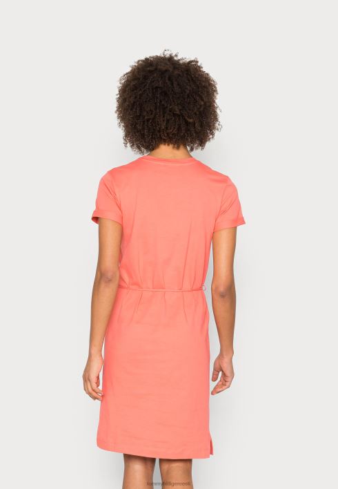 lahe lühike trikoo kleit RJV627267 kristallkorall Tommy Hilfiger