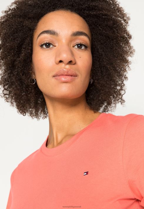 lahe lühike trikoo kleit RJV627267 kristallkorall Tommy Hilfiger