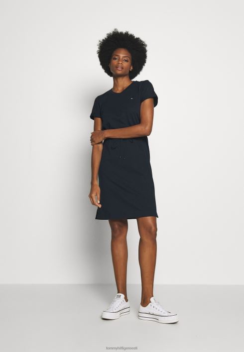 lahe lühike trikoo kleit RJV627392 kõrbe taevas Tommy Hilfiger