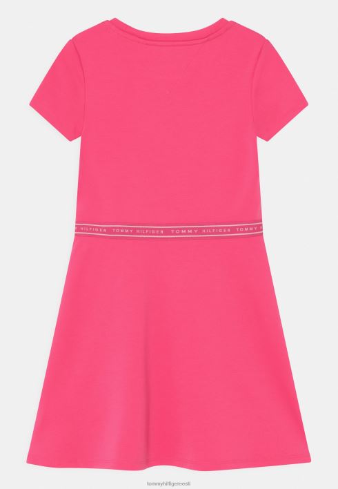 lint punto uisutaja kleit jersey kleit RJV625585 roosa hoiatus Tommy Hilfiger