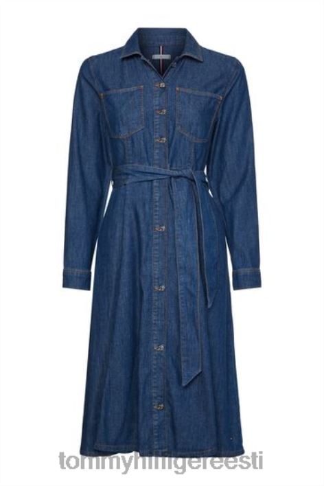 mady midi kleit RJV623639 sinine Tommy Hilfiger