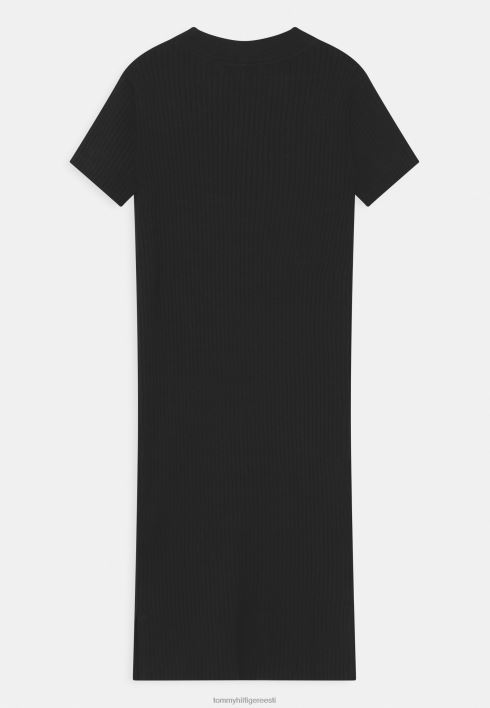 midi kleit kampsun kleit RJV627836 must Tommy Hilfiger