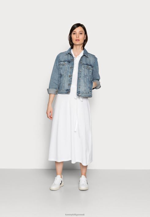 midi kleit särk kleit RJV627671 valge Tommy Hilfiger